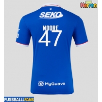 Rangers Mikey Moore #47 Heimtrikot 2025-26 Kurzarm